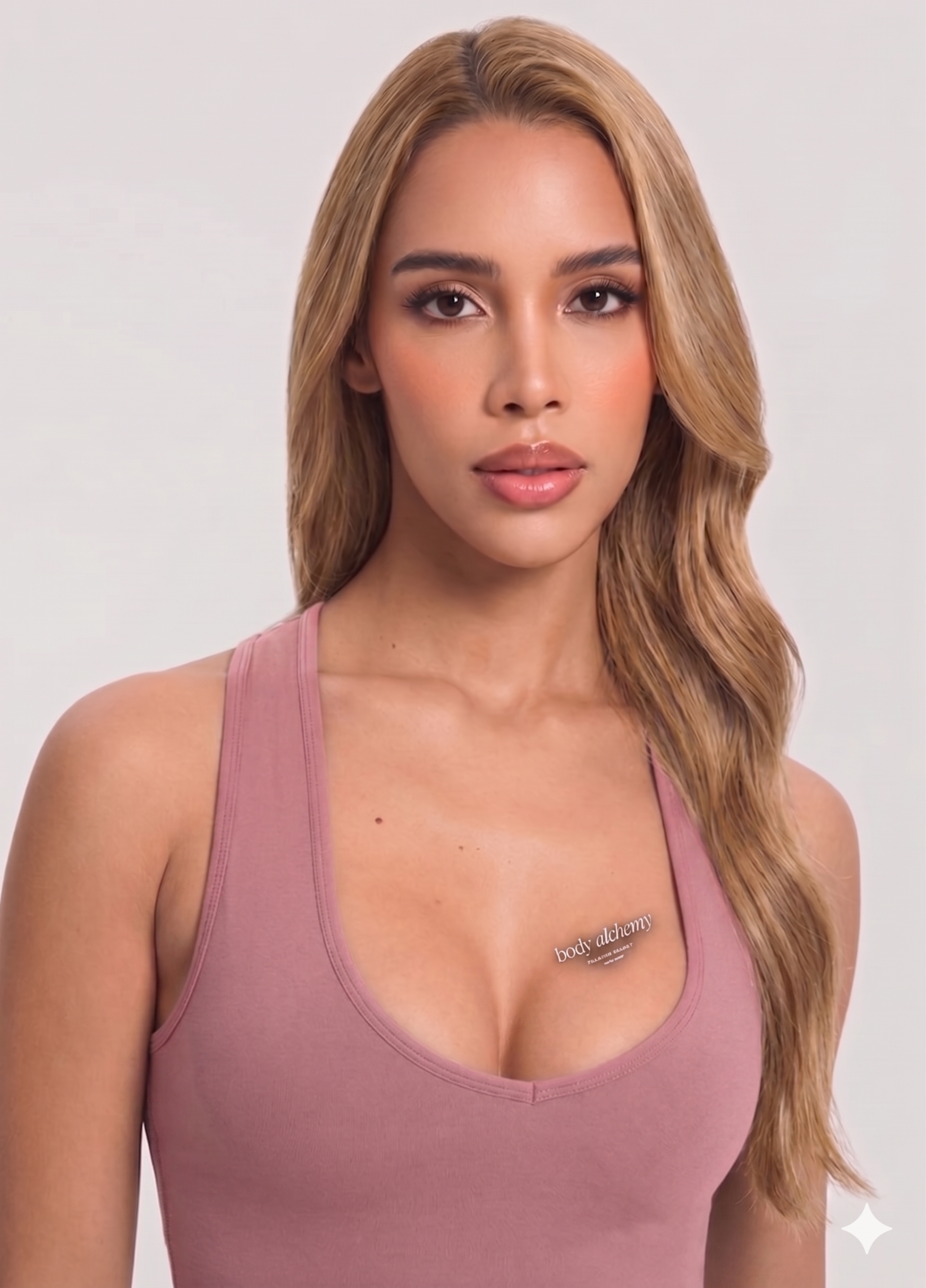 Zestaw sportowy - Body Alchemy - dusty pink - obrazek 3